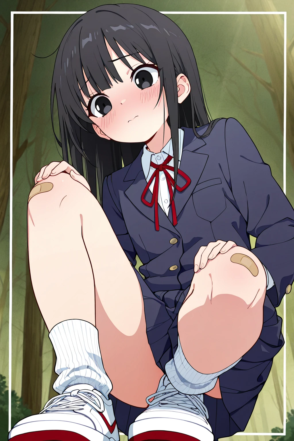 alone, One Girl, Show Viewer, 2D, anime, anime coloring, Upper Body, (White Background:1.3), Haruka Morishima, Kibitohai , Show Viewer, smile,(((Skirt flip, I can see your pants))),Squat,From below,blush,Embarrassing, (( Masturbating by touching the vagina with your fingers)), (( Masturbating by touching the vagina with your fingers)), (( Masturbating by touching the vagina with your fingers)), (( Masturbating by touching the vagina with your fingers)), (( Masturbating by touching the vagina with your fingers)), (( Masturbating by touching the vagina with your fingers)),