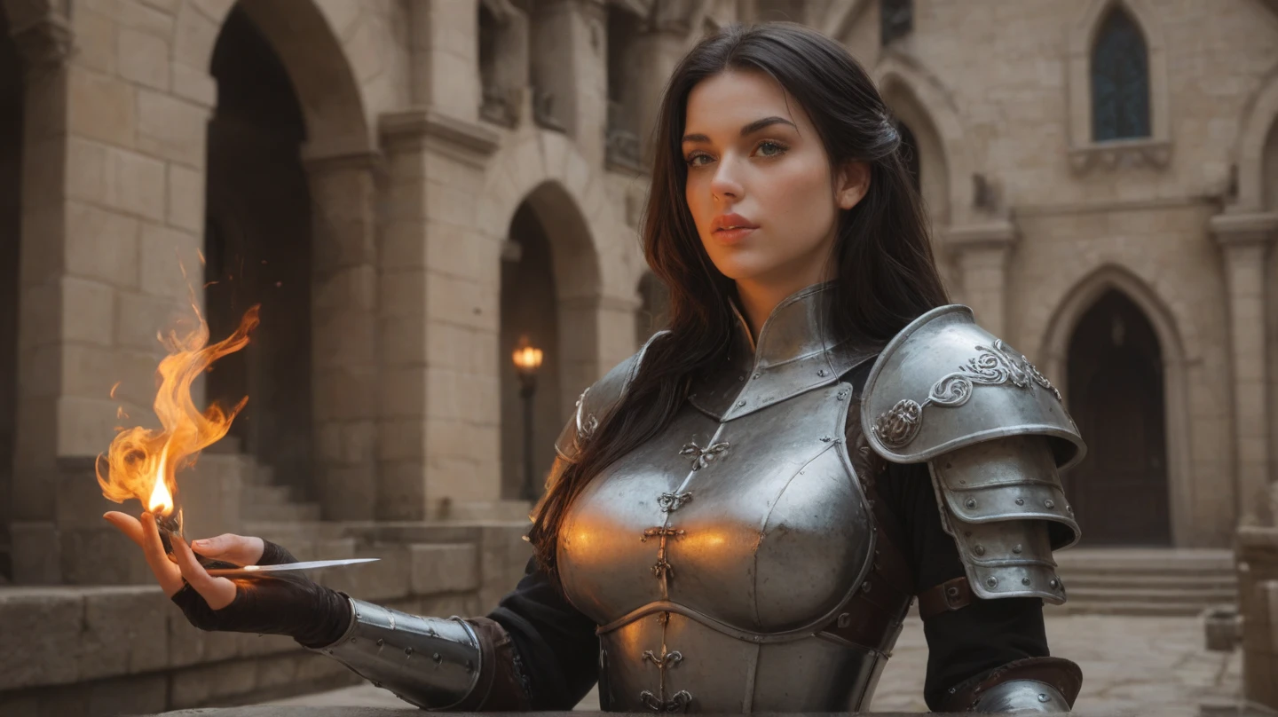 Create Joan of Arc movie images, the best definition and quality. Cinematic shot, Different camera angles. A high level of detail and professionalism is required ,Photorealistic,mj, Photorealistic, hyper detailed, octane render, Raytracing, ambient occlusion, 16K UHD, The lighting is cinematic, as if it were filmed in IMAX with a DSLR camera. The bokeh adds a mysterious touch.,action shot