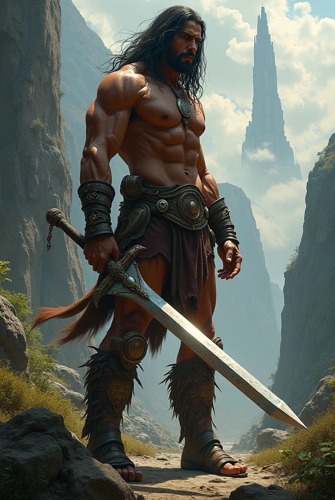 Grifith of berserker like a michelangelo paint