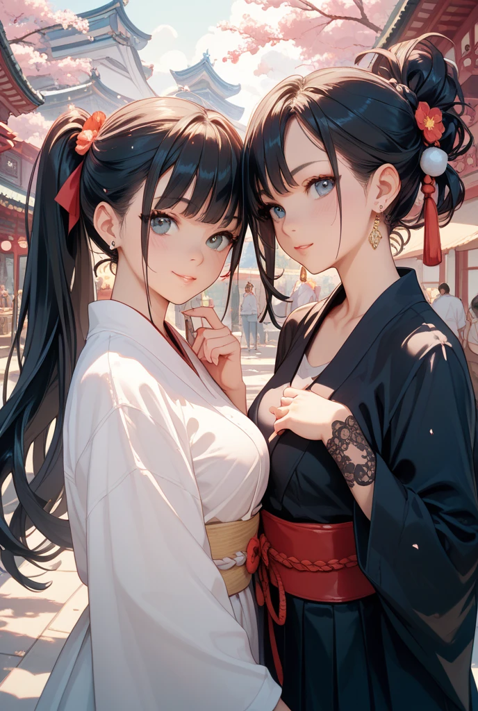 8k, highest quality, ultra high resolution, 1 female, 1980s pop culture anime style, 21 years old, (masterpiece, high resolution, detailed), Japanese, sweating, short cut, ponytail, big breasts (photorealistic) :1.4), (Famous Japanese actress:1.2), very beautiful, cute, professional photo, very delicate and beautiful, very detailed, very detailed beautiful girl, very detailed face, very detailed eyes, very detailed skin, very detailed fingers, very detailed nose, very detailed mouth, perfect anatomy, realistic body, fair skin, shiny skin, slender body, good figure, looking at viewer, smile, cute laugh Face (Black hair, (Ponytail, Beautiful girl, Perfect small face, D cup, Thin, Top quality, Ultra high resolution, Detailed background, Masterpiece, Anatomically correct, Detailed face, Beautiful face in every detail, Cute 20 Beautiful girl in her teens, black hair, highest quality, 4K quality, hot spring, sitting woman, woman in yukata, woman's ponytail, woman is 21 years old Steam, sweat,