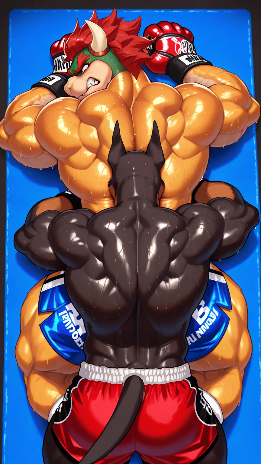 4k, high resolution, best quality, perfect lightning, perfect, solo, anthro, young, boy,golden yellow wolf:2.0, furry body, (fluffy mane:1.2), fluffy tail, male, adult, (bulky2:0, thick muscles2:0, huge muscles:2.0, hyper muscles:2.0), (thick biceps, veiny biceps, broad shoulders:2.0), (thick legs, thick calves:1.1), (digitigrade legs, 4 toes:1.2), perfect colors, (photorealistic fur, detailed fur, epic, masterpiece), (suggestive posing:1.2), (seductive smile, lustful grin 1.3), detailed beach,detailed wolf eyes:2.0, by k0suna, by darkgem,nipple ring,hyper arms:2.0,veins,white body,golden yellow fur,hyper butt:2.0,hyper paws:2.0,standing,thick legs,thick butts:2.0,sweat body:2.0,massive butt:2.0,black hat,hyper ass:2.0,huge ass,long legs,juicy butt:2.0,butt like a wall,insanely inflated hips