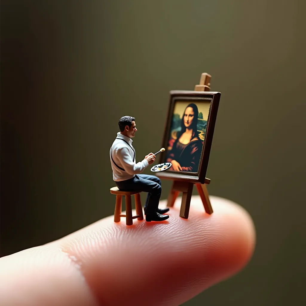 Famose Pitture ma in Miniatura 