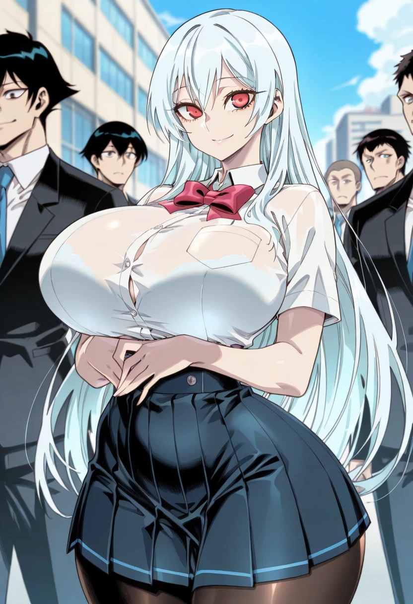 yorbriar, yor briar, black hair, (red eyes:1.5), earrings, white hairband, hairband,
BREAK black bikini , big breasts, wide hips , milf body ,((( crowded public , everyone looking, flashing her body , flashing her coat , smile))) , emb
BREAK outdoors, city, sky, sun, clouds,
BREAK looking at viewer, (cowboy shot:1.5),
BREAK (masterpiece:1.2), best quality, high resolution, unity 8k wallpaper, (illustration:0.8), (beautiful detailed eyes:1.6), extremely detailed face, perfect lighting, extremely detailed CG, (perfect hands, perfect anatomy),