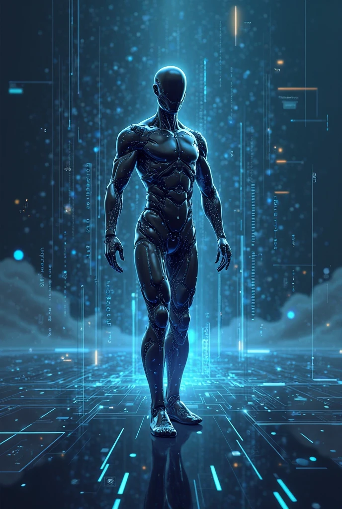 (masterpiece:1.2,Exceptional Quality,mirror-like,Cinematic Experience,Photorealistic:2.0,RAW Photos:2.0,Super detailed),8k,wallpaper,(Representing full body blueprints through holograms:2.0),(translucent Terminator:2.0),male Cyborg,(Design of a TERMINATOR Cyborg:2.0),(Draw the front view:2.0),(Avant-garde design:2.0),(Drawing detailed blueprints:2.0),(Numerous notes about the settings:2.0)