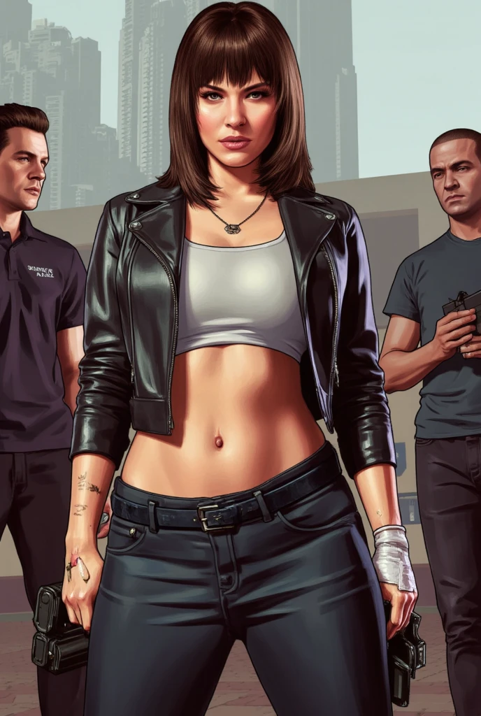 She's a young, slender woman with short, vibrant red hair and bright blue eyes, dressed in fitted gym attire. Confident and determined, she exudes assurance with a strong posture and a self-assured expression. Her domain is the gym, where her infectious energy shines, whether as an athlete or a dedicated instructor.red wet wavy long hair, fit body , huge breasts, gym yellow and golden sportswear,Sexual (or softcore) Choking / Pov /