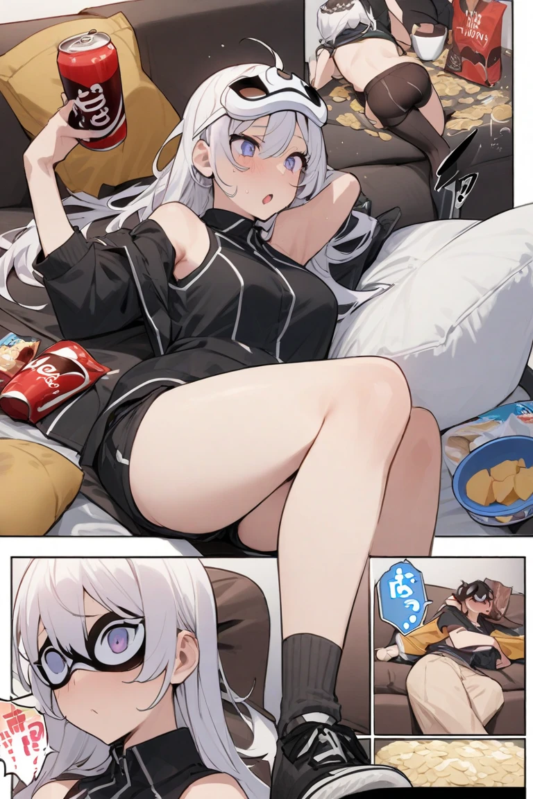((masterpiece)),((highest quality)),((High resolution)), ((Super detailed)),black sheer slim micro bikini,choker, 女の子3 people, 3 people,blush,on the bed sheets,perfect anatomy,barefoot,,heart,big breasts.sweat a lot,embarrassing,Toned hips and toned buttocks,gray hair,Cat ears and tail,glowing red eyes,downward,Beautiful spring,View from behind,curly hair,T-back,brown skin,thigh strap,get down on all fours,emphasize the buttocks,(condom in mouth),brown skin,sunburn,NSFW,troubled expression,I can see your crotch