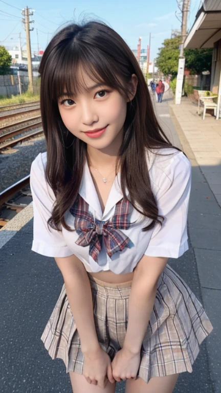 beautiful girl､high school girl､See-through､mini skirt､sit