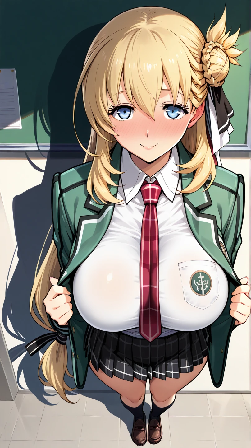 Female Solo, 短いwhiteい髪, Red eyes, (Large Breasts:2.5),(Saggy breasts:1.8)、 Female President and CEO, Futuristic, Simple elegance, Elegant clothes, Beach, Gold micro bikini, sunny, 小さなsmile, (Tree Eyes:1.2)、Palm tree, jewelry, Broad shoulders, Close-up fit, 飛行船score_9,score_8_superior,score_7_superior,eyelash, green_tie, 一人in, blush, Commentary, Looking_in_Audience, white_shirt, Mole_Down_mouth, shirt, Happy, Jacket, School_uniform, Kazeno_Hiori, blazer, tie, smile, One girl, Mole, Light_blush,、(topless:1.9)、(Nipplesを見せる:1.2、Areolaを見せる:1.2)、(Nipples:1.2)、(Areola:1.5)、(blush:1.5)、 