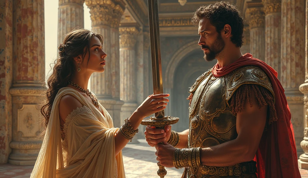 Empereur romain Constantin le Grand. Le Grand Empereur et une belle femme nommée Serdica, beloved by the Empereur romain Constantin le Grand. Un couple heureux. Un lien d'amour éternel. Affection mutuelle. amour pur. Romantique, coucher de soleil, retour seulement, photoréaliste La brise rafraîchissante du début de l'été."Ma Rome est Serdica" amor.Rome.Magnifique et lyrique. Spectaculaire. Avec admiration pour Sofia, Bulgarie.épique. symphonique.Spectaculaire , voir l'arrière-plan. urbain. super belle. haute résolution. Haute qualité. haute résolution. art numérique. super belle. haute résolution. Haute qualité. haute résolution. art numérique.