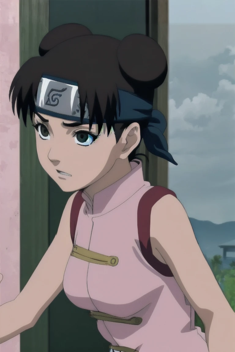 Tenten, solo, medium breasts, nude, naked