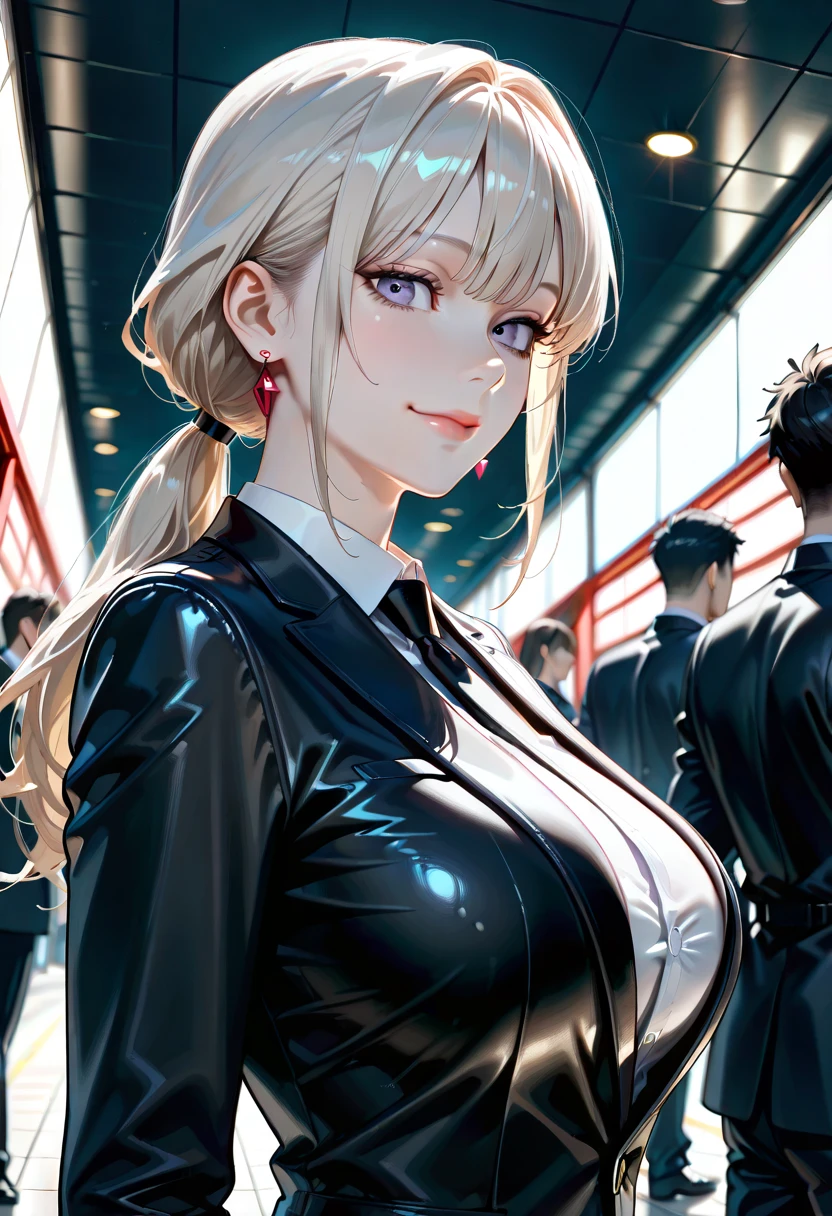 1female，35yo，Huge breasts， 独奏，stewardess，Wear a flight attendant uniform，Wear a headband，， Pornographic exposure，Background with：The cabin，  She has long flowing blonde hair， Bare genitalia，Sateen，Bigchest， From the front side， Wet straight hair， Sweating profusely，（tmasterpiece），（Very detailed CG unity 8K wallpaper），best qualtiy，voluminetric lighting，detailed back ground，beatiful detailed eyes，Bright pupils，（Very fine and beautiful），（Beautiful and detailed eye description），ultra - detailed，facing at camera，A high resolution，ultra - detailed），Very long hair，standing on your feet，Emotive expressions，Open-mouthed，Chest sagging，nakeness， Expose the genitals，revealing breasts，Camel toes，with no underpants，extremely large bosom，Extremely colorful，Most detailed，fully body photo，The face is well lit，frontage