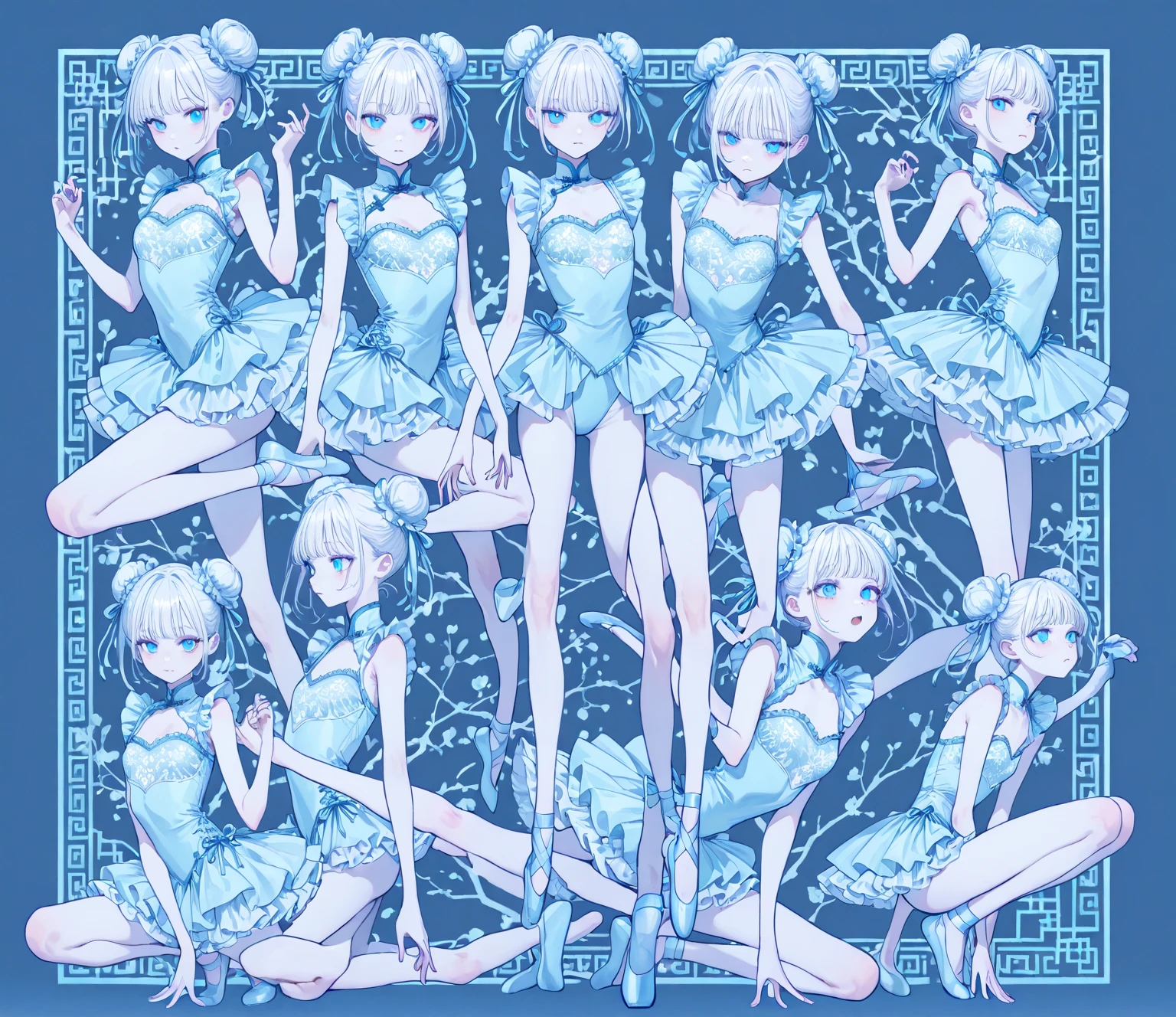 (nsfw), Highly explicit content:
((Highest quality, Masterpiece: 2.0)), ((Three flexible girls)), Gymnast, Multiple poses, Showcasing their flexibility, Seductive smiles, Ocean backdrop, Freckles and blush accentuating their youthful charm, Staring intently at the captivated audience, Dramatic cloud formation, Splash of water from the waves, Sunlight reflecting off their shiny leotards, Wet hair and bodies, Cohesive and fluid movements, Displaying their flexibility with ease, (References: Fitness magazines, Gymnastics videos).
