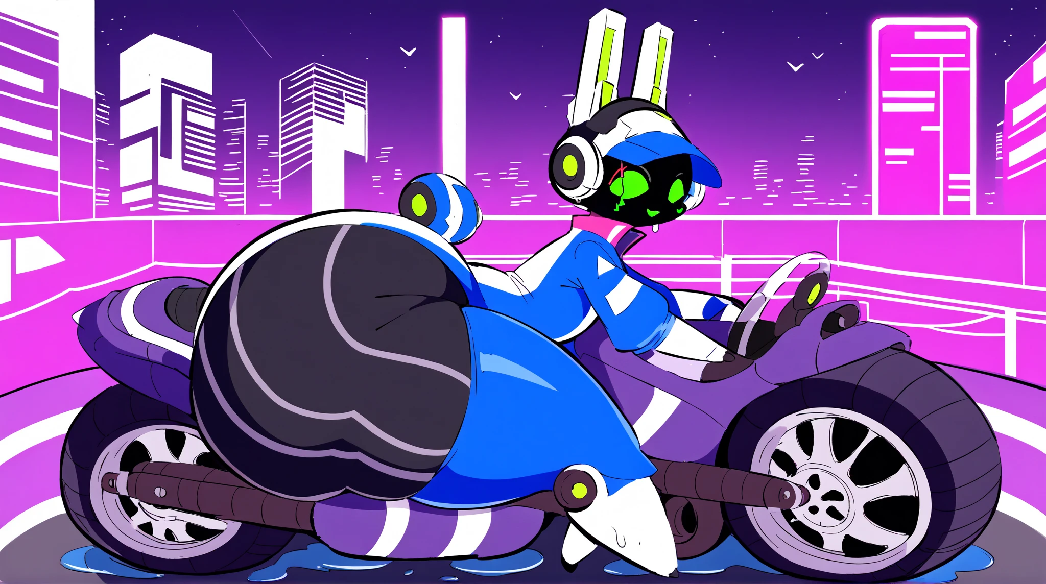 Beast Robot Restraint Sex Machine Insects lay eggs on nipples, chest, Pussy, asshole, Internal structure on the monitor Brainwashing