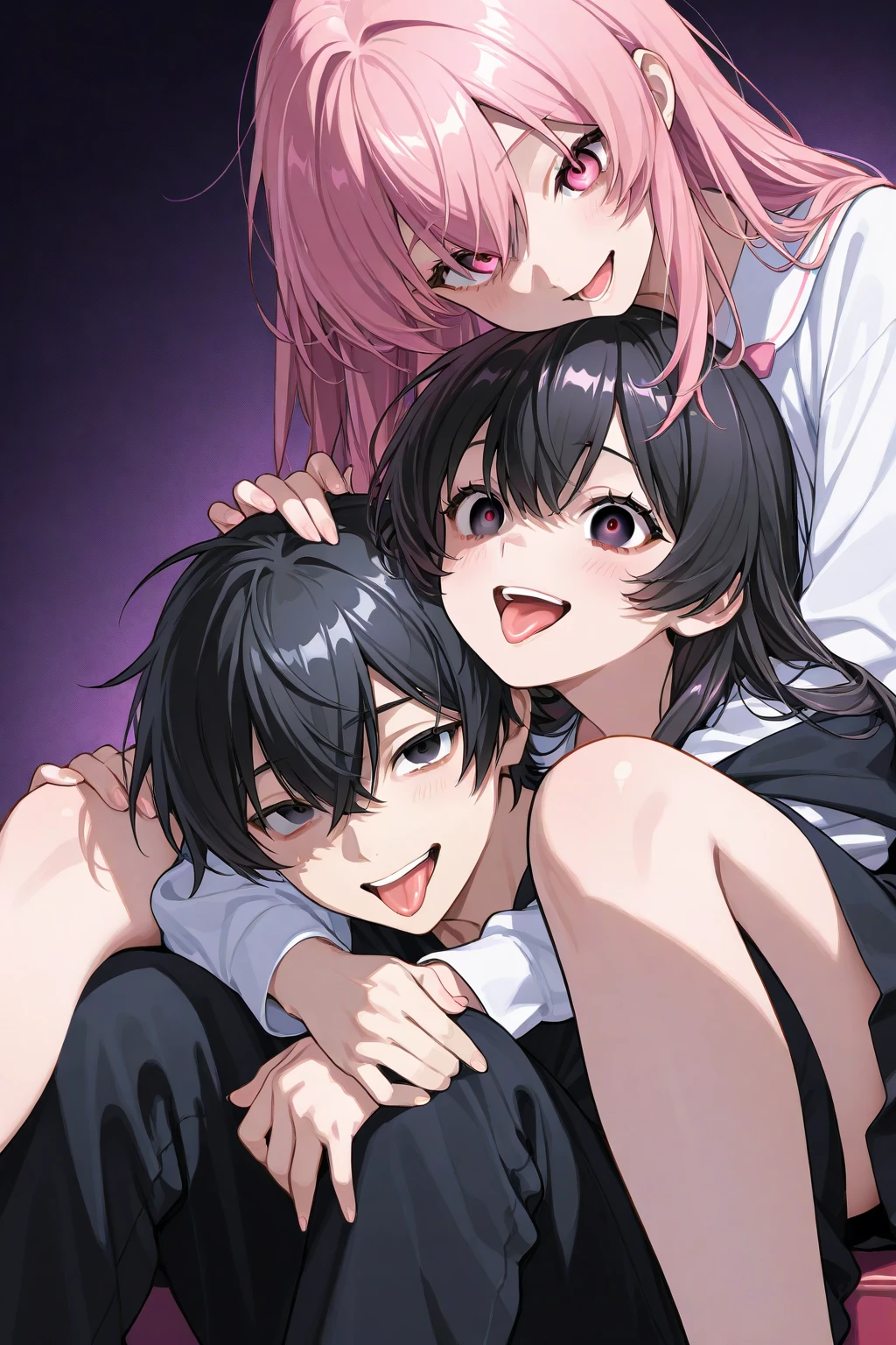 8 years old、low length、Small breasts、Young face、Pink dress、Striped underwear、Skirt Lift、Mesgaquismiles、Thick thighs、Knee-high socks、Men masturbating their dicks are crowding around girls、 from penis、Bukkake