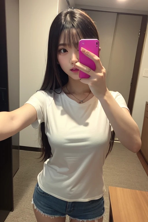 best qualityer, Facial Focus, smooth light, ultra high resolution, (photorrealistic:1.4), CRU photo,
1 Japanese girl, standing alone, cute, (schoolboy, lights in the eyes),  detailed gorgeous face, (smallbreast),(high resolution detail of human skin texture),
(long hair),
hinterland,
Damask Shirt Dress,
(portraite)