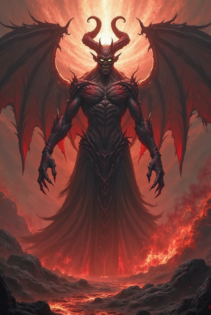 Create a perfect image for domain expansion: crimson purgatory. The details should be dark that can able shook the ground and able to shake your soul
