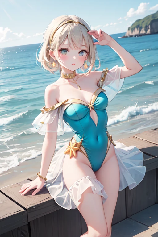 Russian、Slavic、the constriction is thin、thin waist、Thin constriction、Delicate body、tiny chest、small tits、Raise your arms、Side visible、An erotic woman who is completely naked like a doll and shows off her breasts.