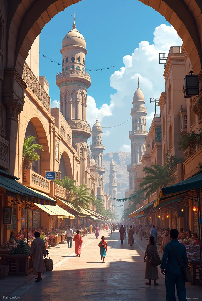 Agrabah city from Aladdin 