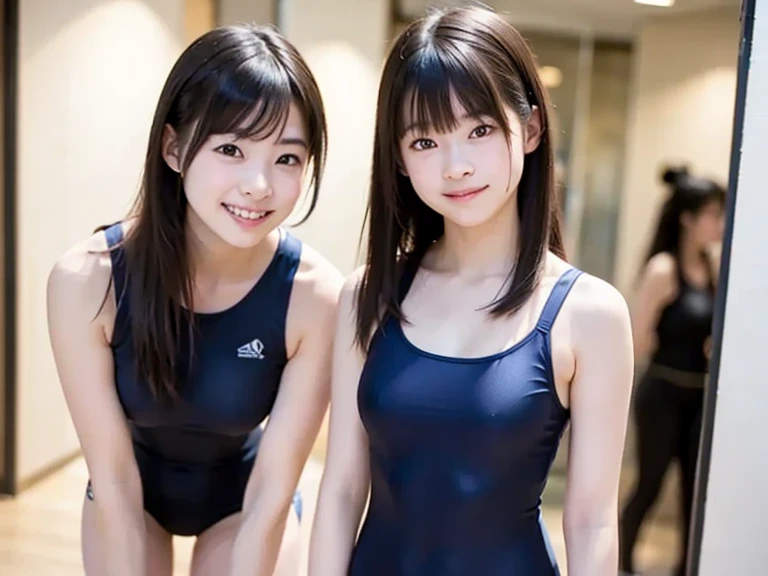 (Realistic:1.3、Ultra HD、Ultra-high resolution、8k、((日本のTwo Girls:1.4))、((寝室で服を脱いでNipplesを披露するTwo Girls:1.5))、((Audience:1.8))、(Extremely realistic skin texture:1.4)、(Realistic:1.3)、、((smile:0.8))、(((School Swimsuit:1.5)))、((Two Girls:1.4))、かわいいTwo Girls、(Brown eyes:1.3)、(Sweaty:1.2)、(Nipplesを見せる:1.5)、((水着からはみ出すNipples:1.4,))、美しいNipples、Nipples、((Small breasts:1.4))、Small breasts、((Upper body photo:1.4))、((young:2.1))