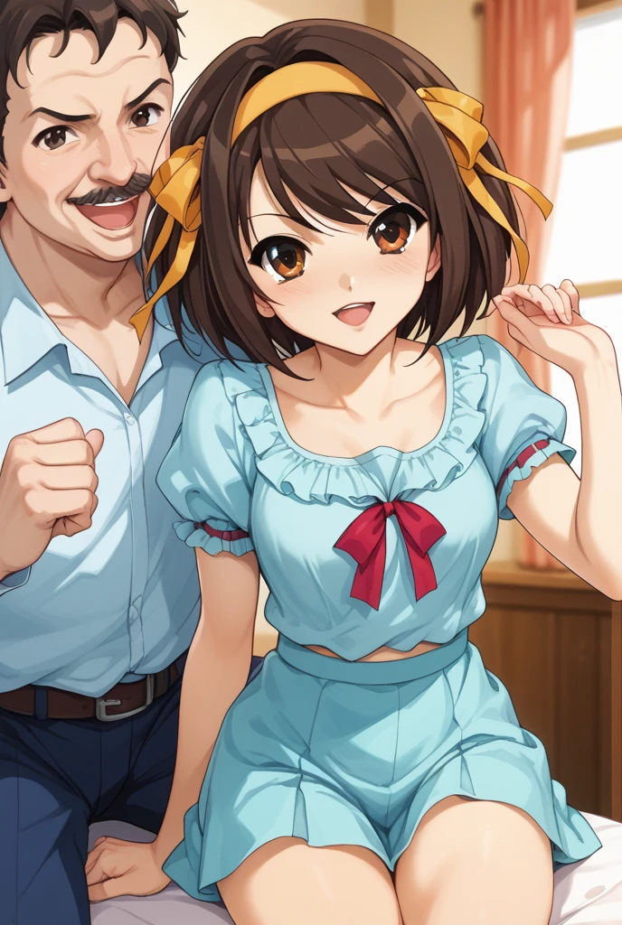 ((masterpiece)), (8K, high_resolution), (distinct_image), (top-quality), (rays of sunshine, Face to light), (Face to light:1.1), (Detective Conan\(styles\), Detachive Conan\(styles\), meitantei conan), 独奏, Beautiful eyes and fine face, ((1girl in, 独奏)), middlebreast, wide-hips, (abdominals:0.8),(poneyTail), (bow ribbon), (red blush, adjusting hair),undergarment、White underwear、Small underwear、Muscle exposure、