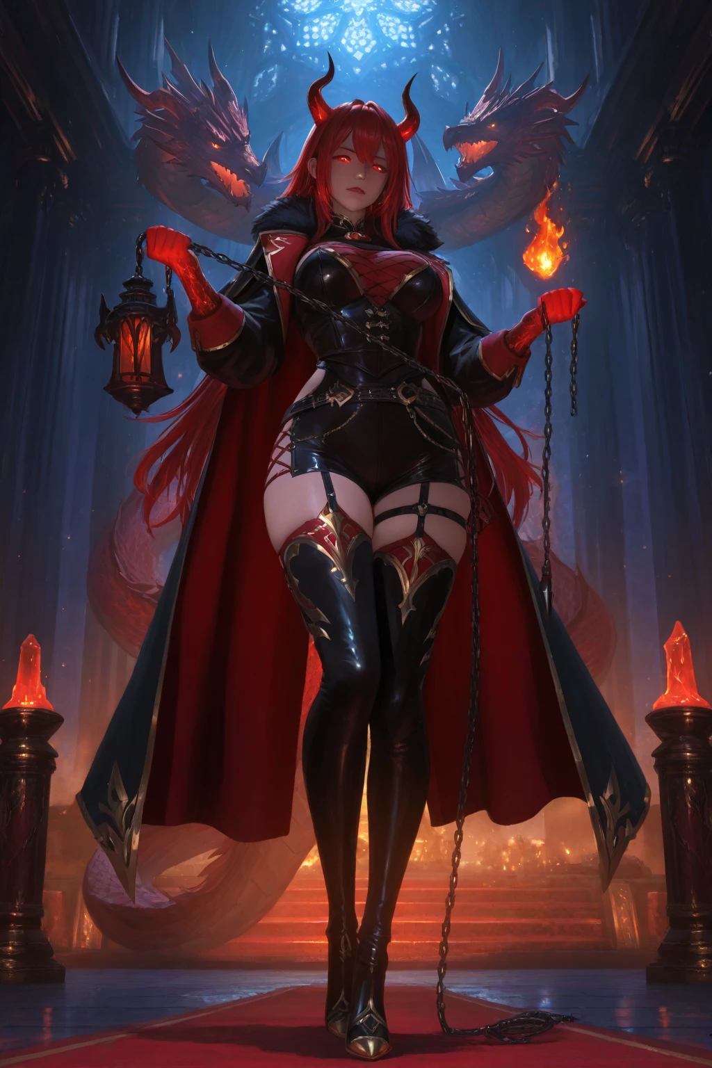 ahri, Tout le corps,porter des vêtements sexy((((single person, single girl)))), photo parfaite du corps du sein)), very detailed face, well-defined facial details, detailed facial lighting, ((red flames)), ((((8k Ultra HD)))), red theme color scheme, ((((photo de haute qualité)))), ((((extremely detailed)))), (photo realistic:1.2)