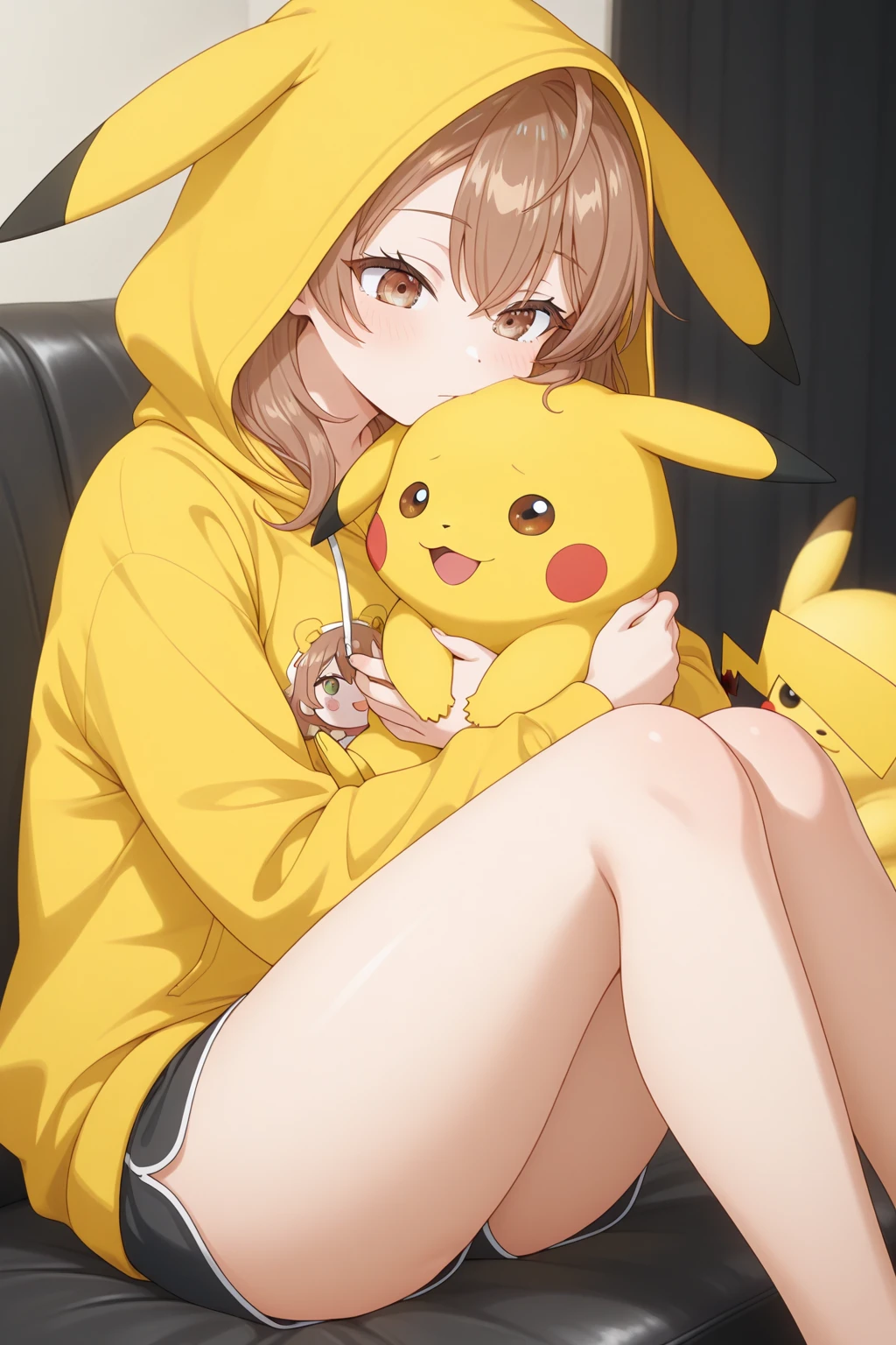 Pikachu,Beautuful Women,Petting the,Need --auto
