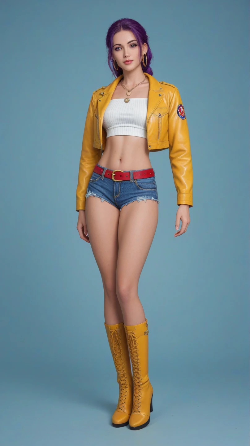 masterpiece, best quality, highres, 1girl, solo, blue eyes, boots, orange skin, gloves, tattoo, tentacle hair, colored skin, facial mark, facial tattoo, belt, forehead mark, lips, armor, long hair, ((faceless, mannequin)) ((faceless, mannequin))