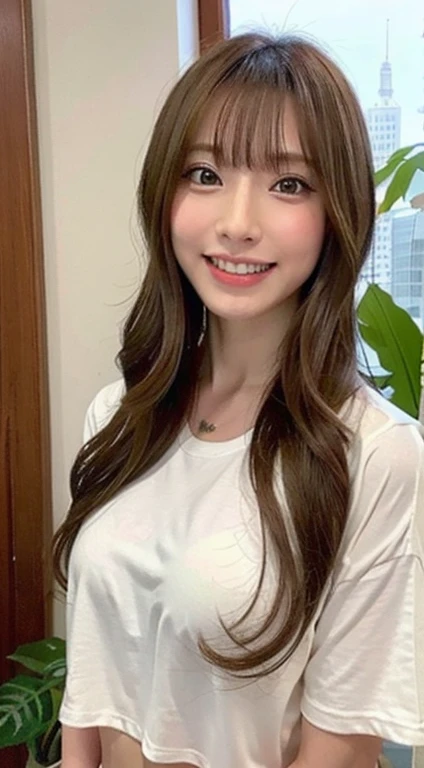 seed:2020674263.((Full body angle:1.1)).((Highest quality, 8k, masterpiece:1.3)), ((from below:1.1)).concentrated:1.2, Perfect body beauty:1.4, Hips:1.2, ((Delicate Hair)), (Colorful waist cinematographed dress :1.1) , ((Highest quality、8k、masterpiece:1.3))、1girl、A sloppy smile、Esbian all over body、Slim face、Big 、Beautiful woman、(Dark Brown Hair)、Long Hair、1.1、Flickering Valley、Detailed eyes、double eyelid、Blurred Background、超Slim face、Smile、Looking down、stroll、((close-up)).