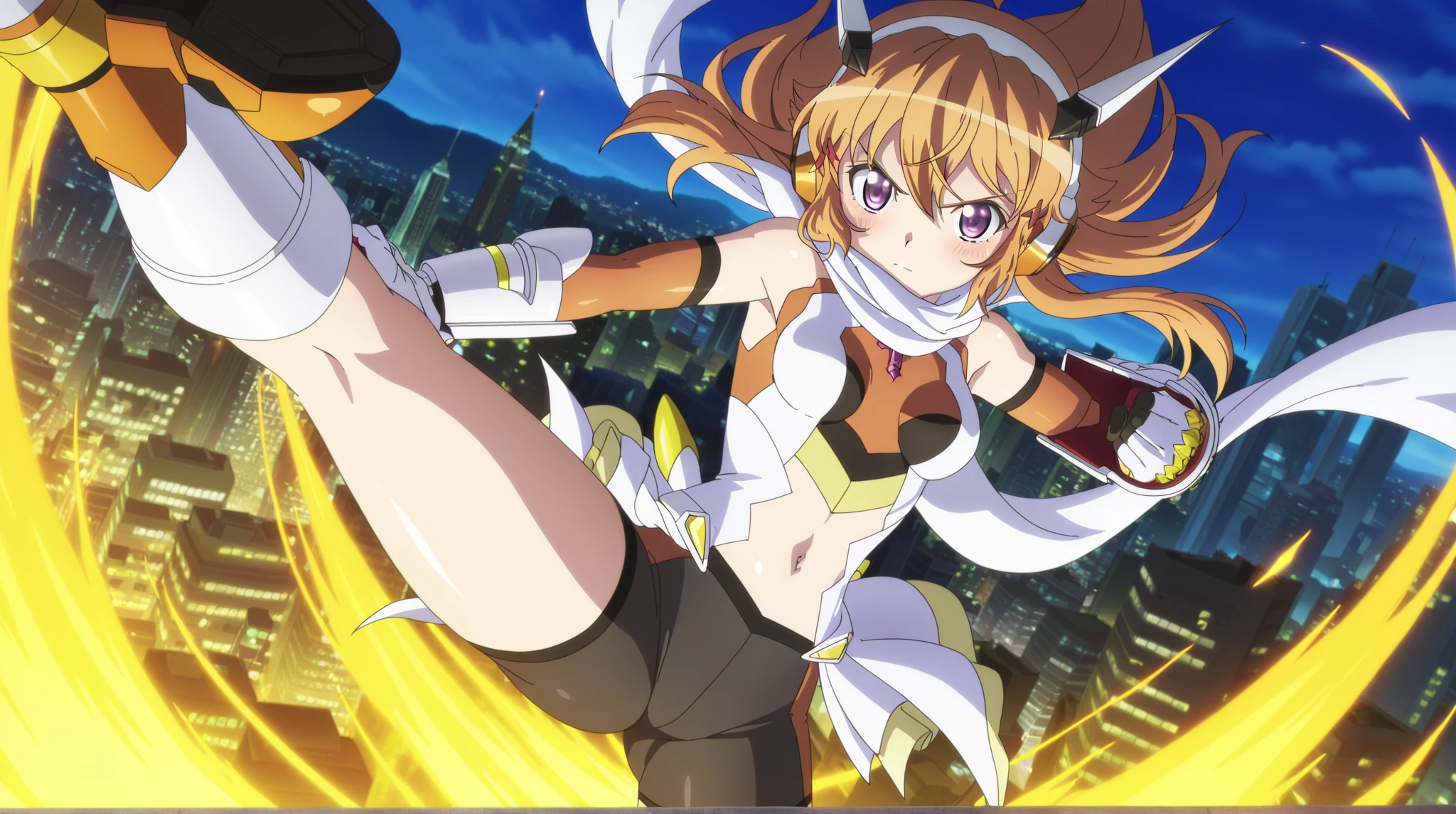 tachibana_hibiki_senkizesshousymphogear、short_hair, brown_hair, hair_ornament, hairclip, brown_eyes、NSFW、View from below,(masutepiece:1.2), (Best Quality:1.2), (Extremely detailed:1.2), (photographrealistic:1.1), (extra detailed face), (ultra-detailliert), (4girl:1.1),(Standing in line), (Different hairstyles:1.3),another-faces,(Underwear:1.3), (Skirt:1.0),Looking at Viewer、｛｛｛skirt rift｝｝｝、｛Panties of different colors｝、｛Show panties｝、｛Panties are visible｝、All of them are showing their shorts、｛Very high quality panties｝、｛Lifting skirt｝、full body