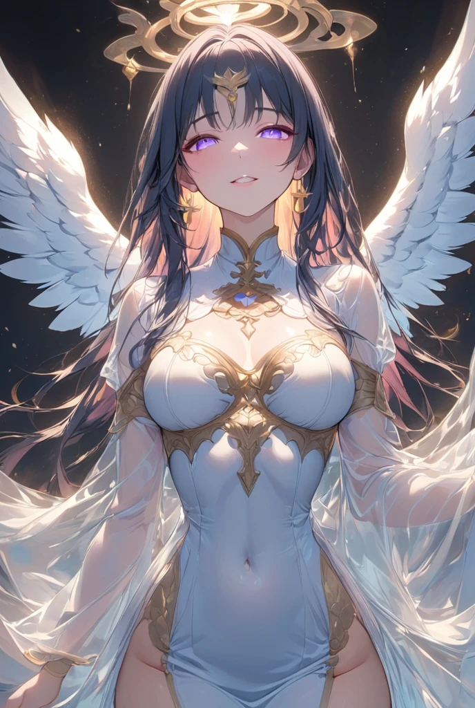 ((Anime Art Style)),(masutepiece),(Best Quality), (Super Detail),((Very delicate and beautiful)),Focus on character,Dynamic Angle,Looking at Viewer,((Solo)),Standing,(((Full body))),((one evil and cute princess in gorgeous ball gown with voluminous skirt)),Detailed face and eyes,(nefarious smirk),Eyes Like Gems,((Very Long voluminous Hair)),gorgeous embroidery and lace,See-through,ornate ruffles,Gorgeous jewelry ornaments,luxury hair ornament,luxury and evil tiara with jewels,(huge-breasted,Long breasts),Full body,((evil and dark atmosphere)),Full body,(((gorgeous ballgown with voluminous skirt)))(masterpiece、top-quality、top-quality、Official art、Beautifully Aesthetic:1.2)、(One girl:1.3)、A highly detailed、(Fractal Art:1.1)、(colourfull:1.1)(florals:1.3)、The most detailed、(Zentangle:1.2)、(Dynamic Poses)、(Abstract background:1.3)、(shinny skin)、(Many colors:1.4)、、(耳环:1.4)、(pluma:1.4)1((Young aristocratic maid woman)((Black ruffled maid outfit with luxurious embroidery))((Heavy drool))((Very angry look))((red blush))((Painful and troubled face))((The face of suffering and perseverance))((Heavy sweat on the face,)((Heavy sweat spreading all over the body)))Girl with a troubled face、nightcity、Sateen、Kimono without sleeves、A dark-haired、Holding a weapon with blood on it、Looking at the camera、Cherry blossoms are dancing,Unusually resistant、red blush、shrine maiden、valkyrie、Angel wings、a navel、sideboob barbosa、with an intricate、Particles of light、thighs thighs thighs thighs、shinny skin、Perfect litthing、1girl in、looking at the viewers、Winged headgear、pelvis curtain、A smile、(masterpiece)、(top-quality)、tiny chest、Porcelain Skin、Very long hair、hair wavy、Royal sister,femele,A queen,putting on a crown,There are a lot of golden lightning around,sitting in a throne,Bangs cover the eyes,Black Suspender Socks,Black Lace Top,,High jump,Grab Erlang's leg,,Black Silk Top,domineering,smil,The corners of the mouth are raised,Red and gold eyes,Black silk erotic underwear,Black top,Black Silk