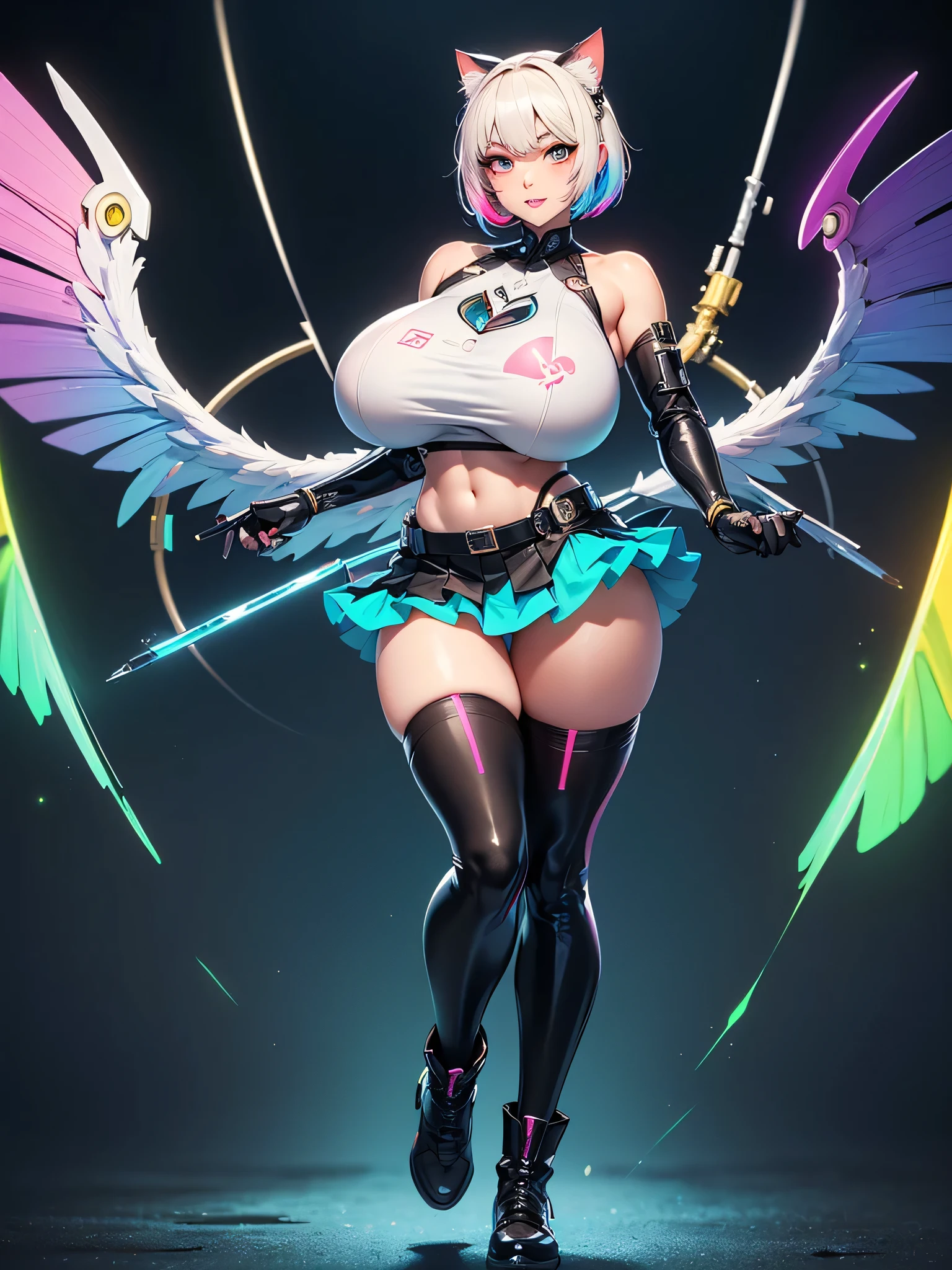 (Extremely detailed CG unity 8k wallpaper, masterpiece, best quality, Extremely detailed), (Optimal lighting, The best shadow, Extremely delicate and beautiful), Very cool, Dynamic, and original young girl characters (Dynamic pose) Silver (Pixie Short Hair: 1.3) Can reflect light beautifully.