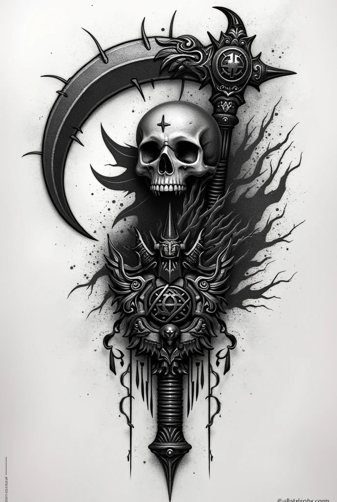 Advertising logo for tattoos
