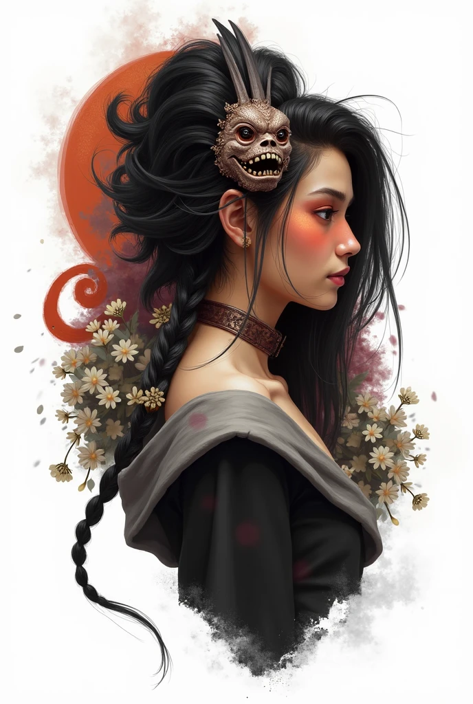 Imagine that the skin of this creature girl looks like it was made of a fishing net, with leaves and flowers growing on her body. Digital Epic Fantasy, Symmetrical Concept Art, Sinister Fantasy Illustration, Symmetrical Epic Fantasy Art, Epic Fantasy Science Fiction Illustration, Epic Fantasy Art Style, Epic Anime Art, Symmetrical Fantasy RPG Portrait, Anton Fadeev and Dan Mumford, (Masterpiece, Top Quality, Best Quality, Official Art, Beauty and Aesthetics: 1.2), Extreme Detail, (Fractal Art: 1.3), Colorful, Most Detailed, Full Body Pose, Cute Surrealist Photo, 8 K, Octane Beautifully Rendered, Very detailed, intricate, epic composition, cinematic lighting, masterpiece, art station trend, very, very detailed, stunning, HDR, smooth, sharp focus, high resolution, award-winning, award-winning photo, DSLR, 5 0 mm