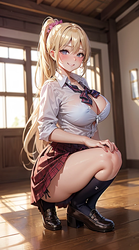 (((Spread your legs))、(((Accentuate your breasts、Shiny underwear)))、Highest quality, 8k, masterpiece :1.3)), whole body, Sharp focus :One Girl,Glowing Skin,Sexy pose,Highest quality,Tabletop,shape,Very delicate and beautiful,Hmph,8k壁紙,wonderful,In detail,Official Art,Very detailedなティッカーUnity 8k壁紙,Unbelievably ridiculous,Large file size,Very detailedな,High resolution,Very detailed,Beautiful detailed girl,Realistic,X-ray,The queue is full,(((Uniform Blazer、mini skirt)))、(((Big Breasts、blonde)))、(((classroom、During class、School)))、Stand upright、Cleavage , ((Long golden hair、loosesocks))、Uniform Blazer、exy pose、Hair is semi-long、both hands、White loose socks