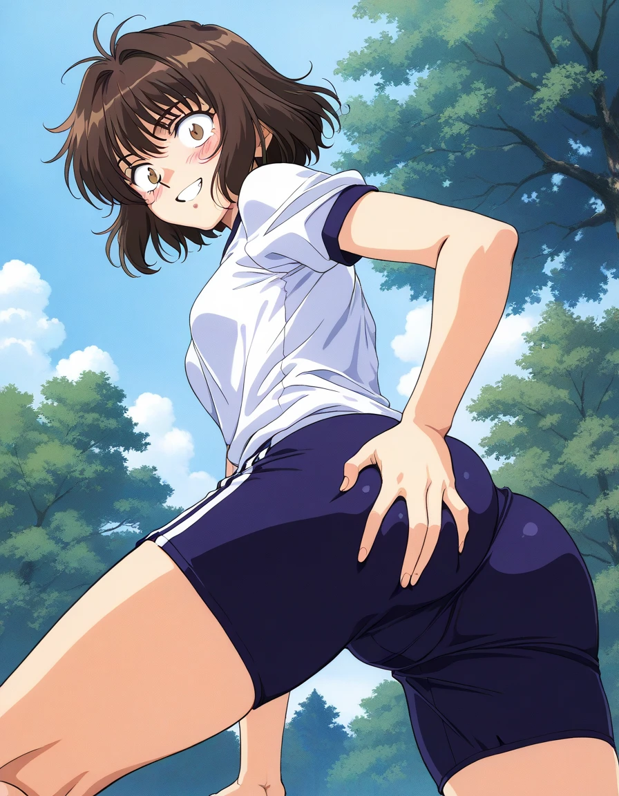 <lora:_jacko-front:0.8> _jacko-front top-down_bottom-up leg spread, best quality, high detailed, Faint lips,UC:realistic, cinematic lighting kawaii cute petite 1girl hazel hair hazel eyes, smile fang school_Uniform high socks bare feet, City cars Headlights Tail lamps Traffic jam Bill bokeh, depth of field