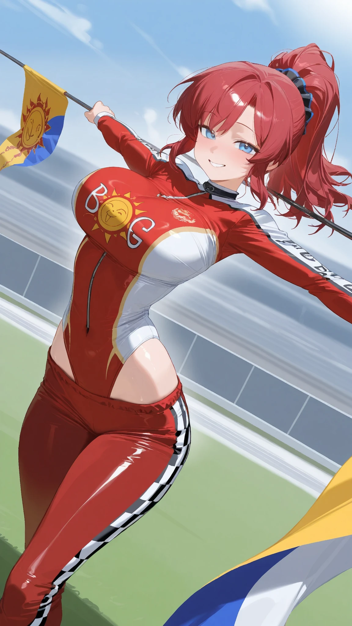 On the Olympic podium