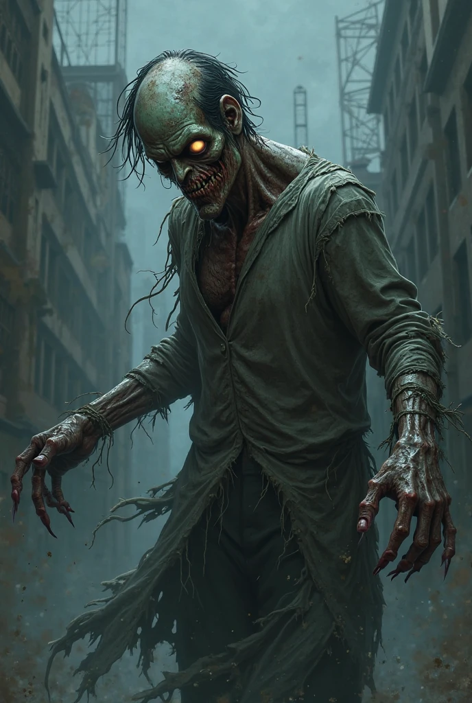 zombie, sewer, light through the sewer grate, Blown away hand