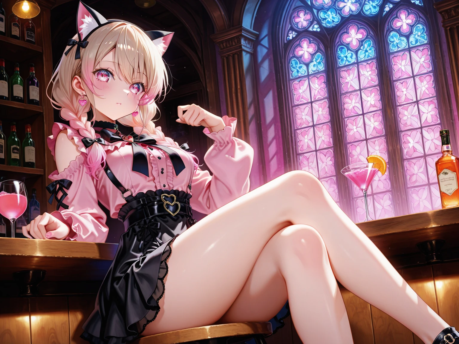 (best quality:1.1), (masterpiece:1.4), (fantasy Illustration:1.2), there is a woman sitting on a chair with a cat ears on her head, sitting on her throne,fix eyes,sucking lolipop, on her throne, red tail, sinister pose, sitting on obsidian throne, sitting on a throne, sitting on the throne, succubus in tight short dress, sitting on the floor, sitting on intricate throne, sitting in her room, sitting on throne, sitting on an armchair, red hair, evil grin, looking down on you. there is a woman sitting on a chair with a cat ears on her head, sitting on her throne, on her throne, sinister pose, sitting on obsidian throne, sitting on a throne, sitting on the throne, succubus in tight short dress, sitting on the floor, sitting on intricate throne, sitting on throne, sitting in her room, dominant pose, fix face, dark room, fix left eye, red eyes, only 2 legs, sucking lolipop, fix fingers.