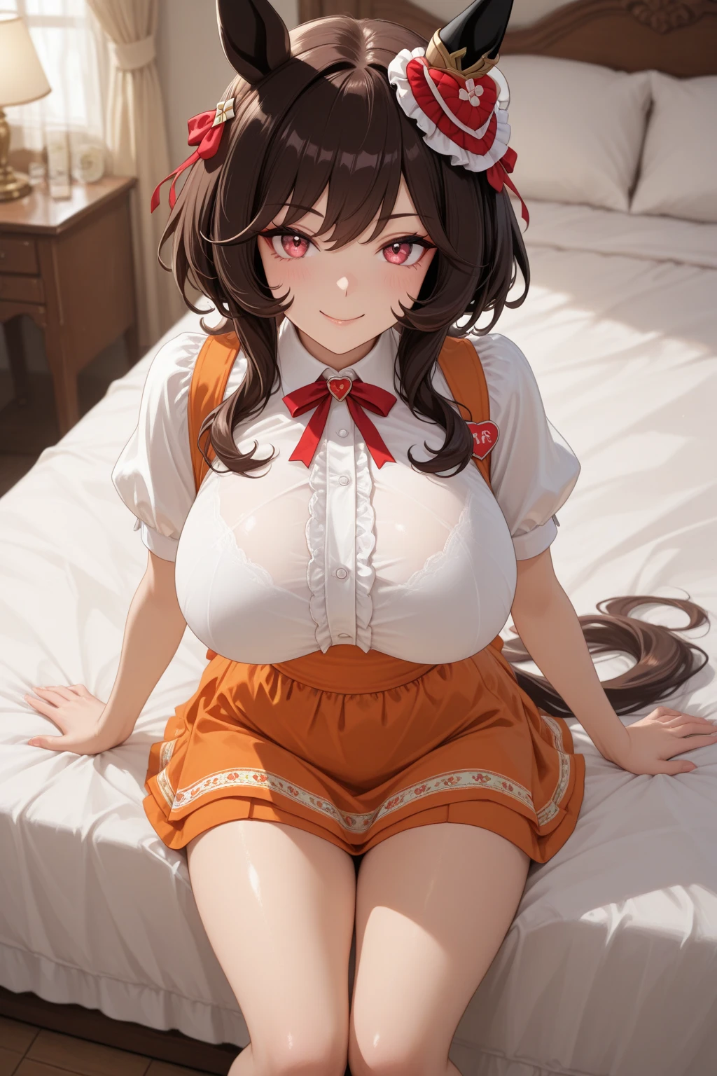 Shy cute Loli, bright blue eyes, big eyes