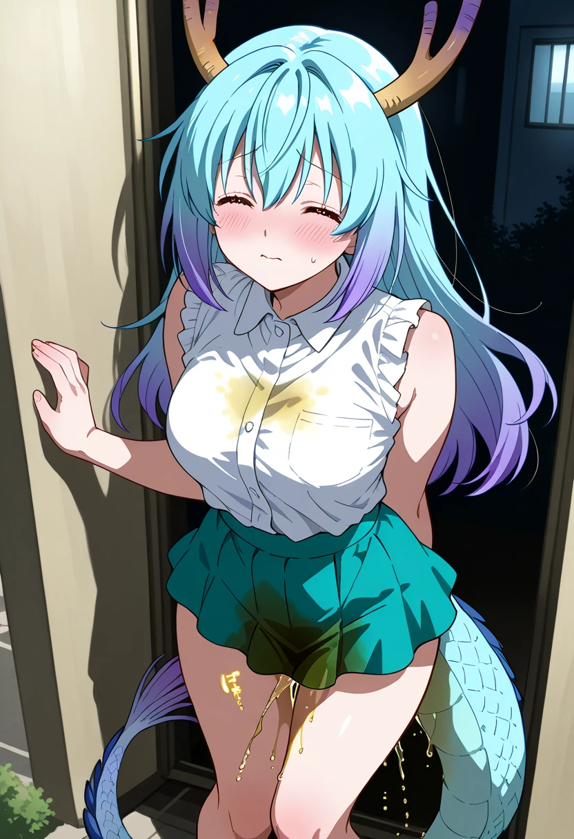 ultra-detailed, masterpiece, perfect anatomy, Precise, High Quality, best quality, high resolution, (1 lady:1.6), 24 old, extra long hair,(bangs:1.4), (hair between eyes:1.5),wavy hair,(green hair:1.4), (large breast:1.6), (crossed bangs, curvy:1.2), (nun:1.4), light leaks, ancient church, stained glass, (boy, sex from behind, ecstasy face, dynamic, hard, nose brush, nipples, steam, sweat, spoken heart, skirt lift:1.6), (completely closed eyes, screaming, raising head, all fours, v arms, bouncing breasts, pussy juice:2)