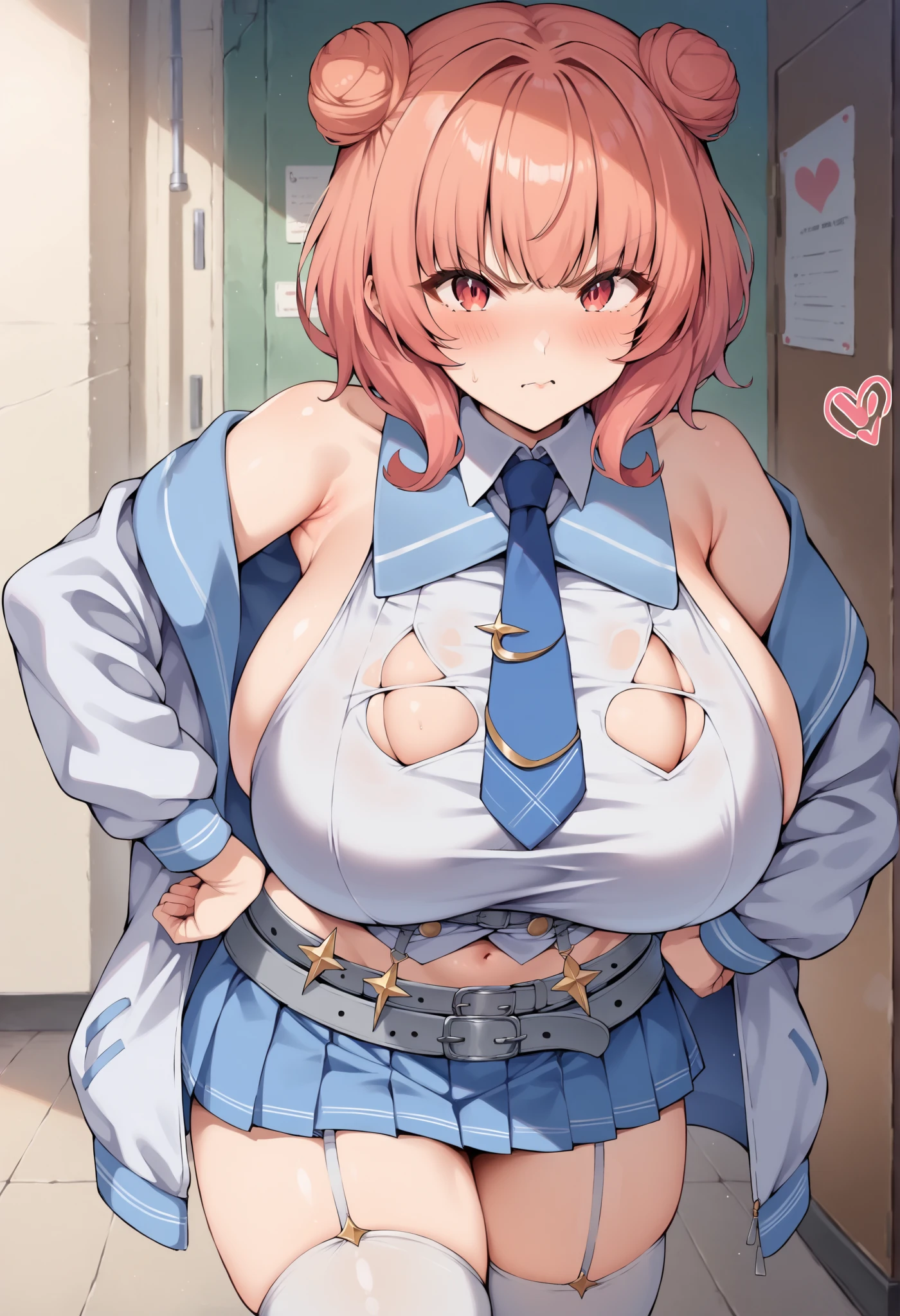 Big Tits　Embarrassed　Blushing