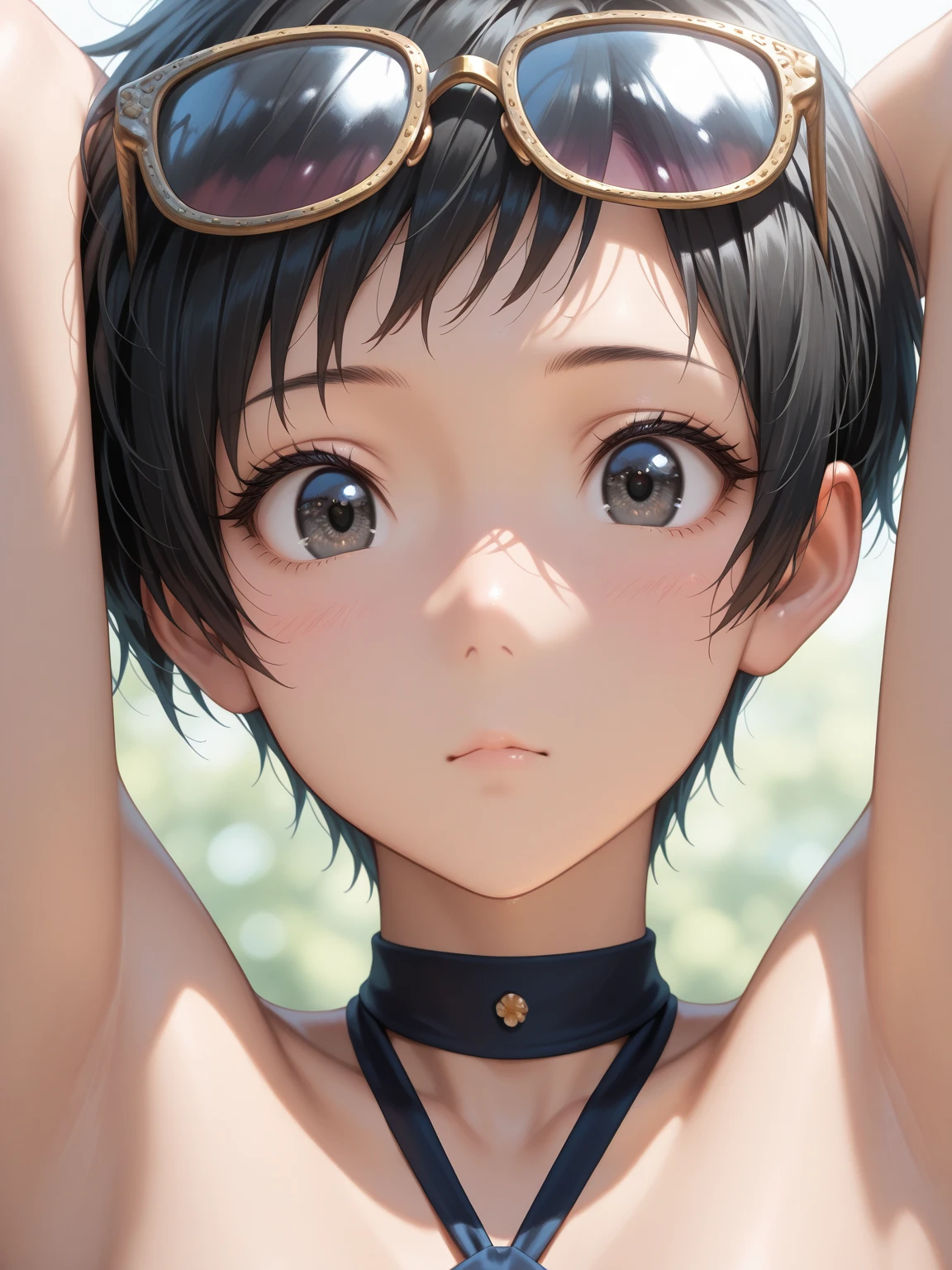 ((Perfect Anatomy)))、masterpiece、highest quality、Super detailed、(masterpiece、highest quality)(Highly detailed illustration)(Official Art)(Ultra-high detail)、(Perfect body))
(Beach)
Focus blunt bangs bob cut girl、(A girl in a white erotic micro bikini with little fabric:1.5)
(low length、Small breasted girl:1.4)、15 years old、Baby Face、
(Large man、Men's swimwear)
(2 men、1 female:1.4)、(Shy girl blushes)
((((The faces of the two men are out of frame:1.5))))
((((A girl stands between two men, holding the girl's torso and crotch: 1.5))))、Men caressing girls' bodies、
((Men are out of the picture:1.4))、All the characters except the girls are blurred.