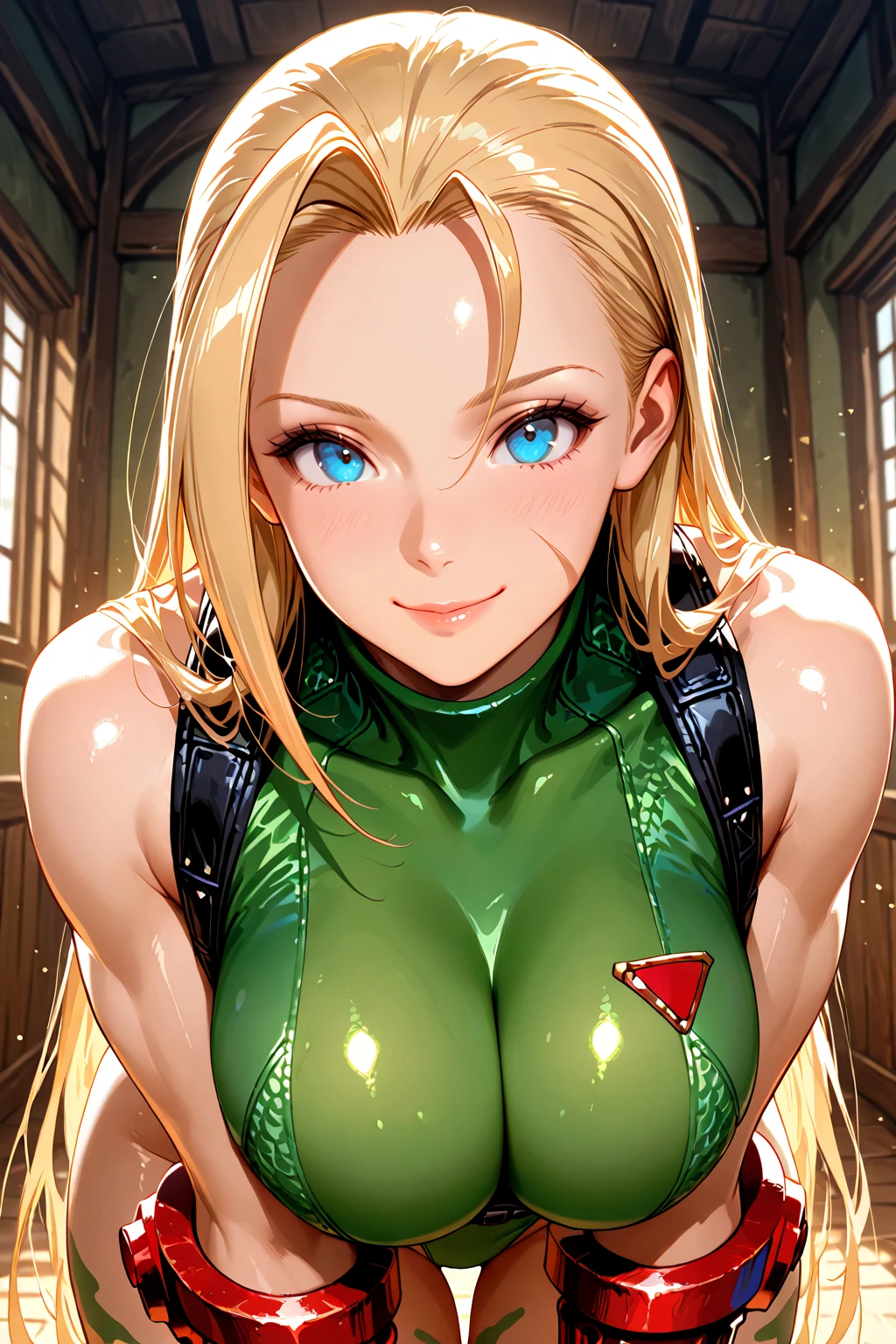 beste-Qualit, jeu cg, 1fille, master piece, beste-Qualit, 8k, detailed skin texture, detailed fabric texture, beautifull detailed face, intricate high detail, Ultra detailded, She-hulk, torn uniform ,cheveux roux raides, (Corps Entier: 1.2)