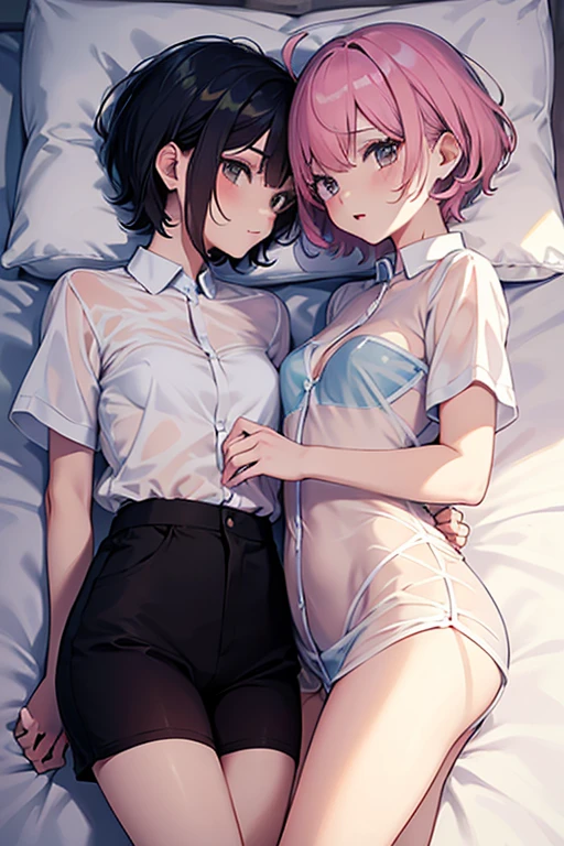score_9, score_8_up, score_7_up, source_anime, 2boys, bulge, femboy, 2 twinks, fate, small erection bulge, shota, teen, young, very young, presenting, ((shota)), grinning, feminine, girly hips, slender waist, girly, small penis, small balls, nude, soft and feminine body, smooth flat chest, slender, cute, hourglass figure, otoko no ko, girly, feminine,young, pretty, pert butt, full asscheeks, nudes, buttcheeks, spoken heart, bending forward, pert butt, blush, cute bedroom, white curtains, girly boys, ((2 femboys)), nude, view from above, lying on bed, aftersex, cum in ass, girly hair, lying on side, (wearing white lace babydoll), cute, blush, happy, gay, girly hair, offering viewer another round of sex, (sweat), sweating, wet tongue,