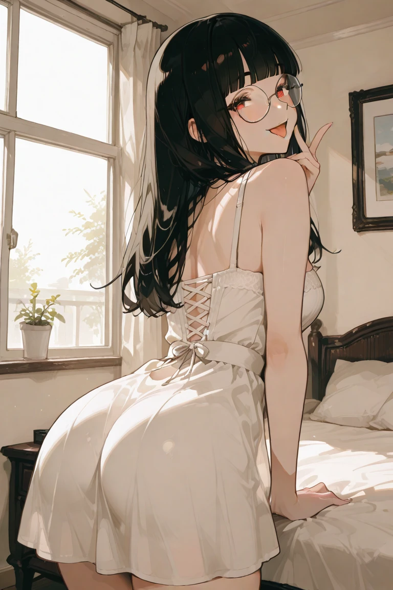 1girl,
indoors,light smile, closed mouth,
yetsan, <lora:Yet-SanRuskirtV2:0.8>
,from from behind, ass,