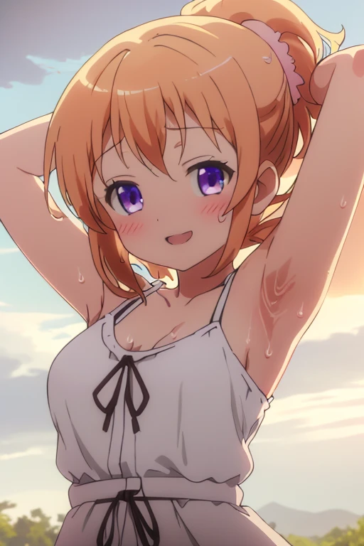 onitsuka natsumi <lora:Natsumi Onitsuka v0.2:0.6>, best quality, masterpiece, 1girl, bra, sunset, blurry background