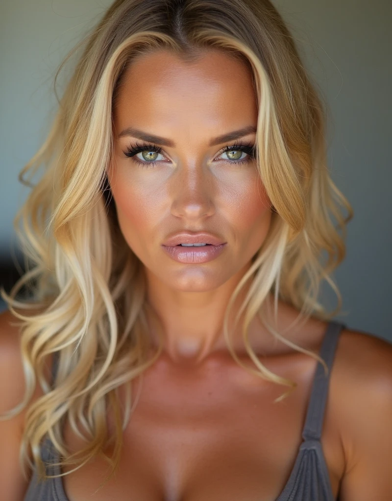 1girl, 35 years old, very busty, (freckles:0.8), wavy blonde hair, large lips, very long hair, hunting in a jungle, hunter, action shot, detailed face, detailed hair, fully clothed, extremely detailed, very detailed skin, detailed skin, realistic skin, long hair, cinematic lighting, volumetrics dtx, cleavage, large breasts, skin pores, photographic, photography, photograph, skin pores, skin imperfections