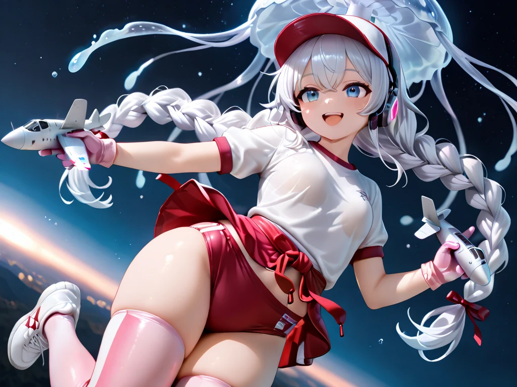 score_9, score_8_superior, score_7_superior, masterpiece, best quality, absurdres, high_fidelity, vibrant, photorealistic, sauce_anime, evaluation_Safety, masterpiece, Highest quality, White haired cat ear girl, Straight, Viewer Perspective, Reaching out, Adorable, Sailor suit, white panties, Cat taill, cowboy shot