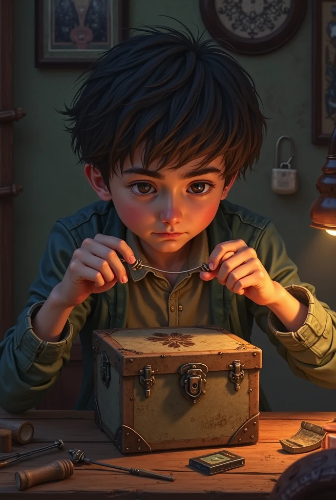 toy train set on a cozy carpet in his bedroom. The artist's attention to detail showcases the intricate design of the train tracks and the boy's concentration as he pus --ar 16:9he the scene. The artist's choice of warm and earthy colors evokes a sense of adventure, while the soft and diffused lighting creates a tranquil and magical setting. --v 5 --stylize 1000s miniature locomotives al endearing illustration capturing the 4-year-old boy's imagination as he transforms into a fearless pirate on a sandy beach. The artist's attention to detail in depicting the boy's pirate costume, complete with an eye patch and treasure map, adds depth toong the rails. The color palette chosen by the artist creates a warm and inviting atmosphere, while the soft lighting adds a gentle glow to the scene. --v 5 --stylize 1000 --ar 16:9 --auto