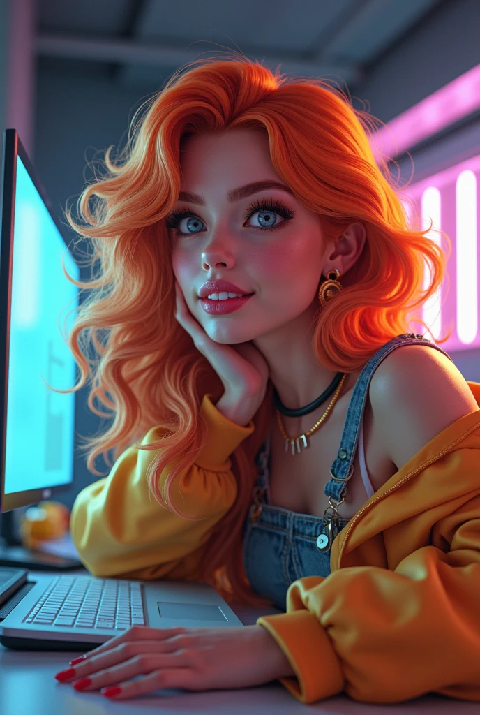 daphneblake, cartoon, drunk, exhausted, cute, at bar, (intricate details), perfect eyes, perfect face, perfect lighting, beautiful, (masterpiece:1.2), (best quality:1.2)